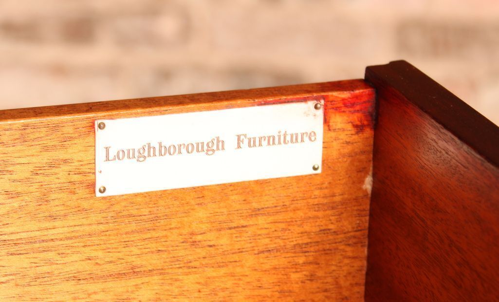 photo furniture Midcentury Mahogany Chest Of Drawers With Brass Handles By Loughborough Furniture For Heals C.1960s