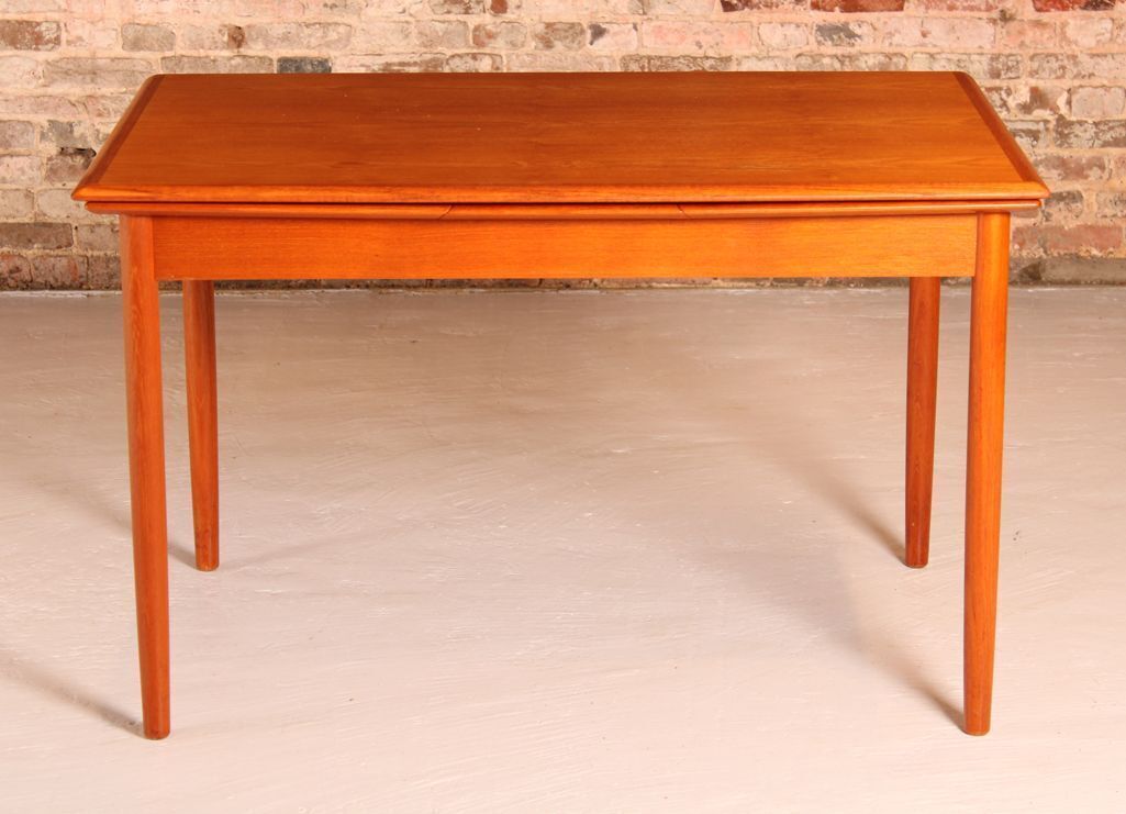 Midcentury Danish Extending Teak Dining Table C.1970 photo furniture