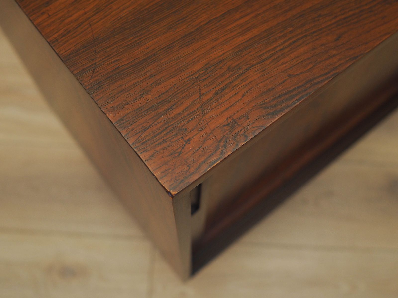 Cabinet en palissandre, design danois, années 1970, fabriqué au Danemark photo vintage