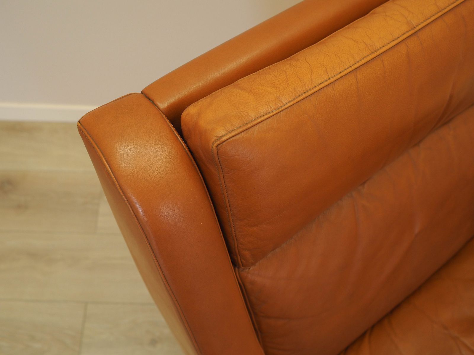 Meubels Oranje fauteuil, Deens design, jaren 1970, gemaakt in Denemarken photo