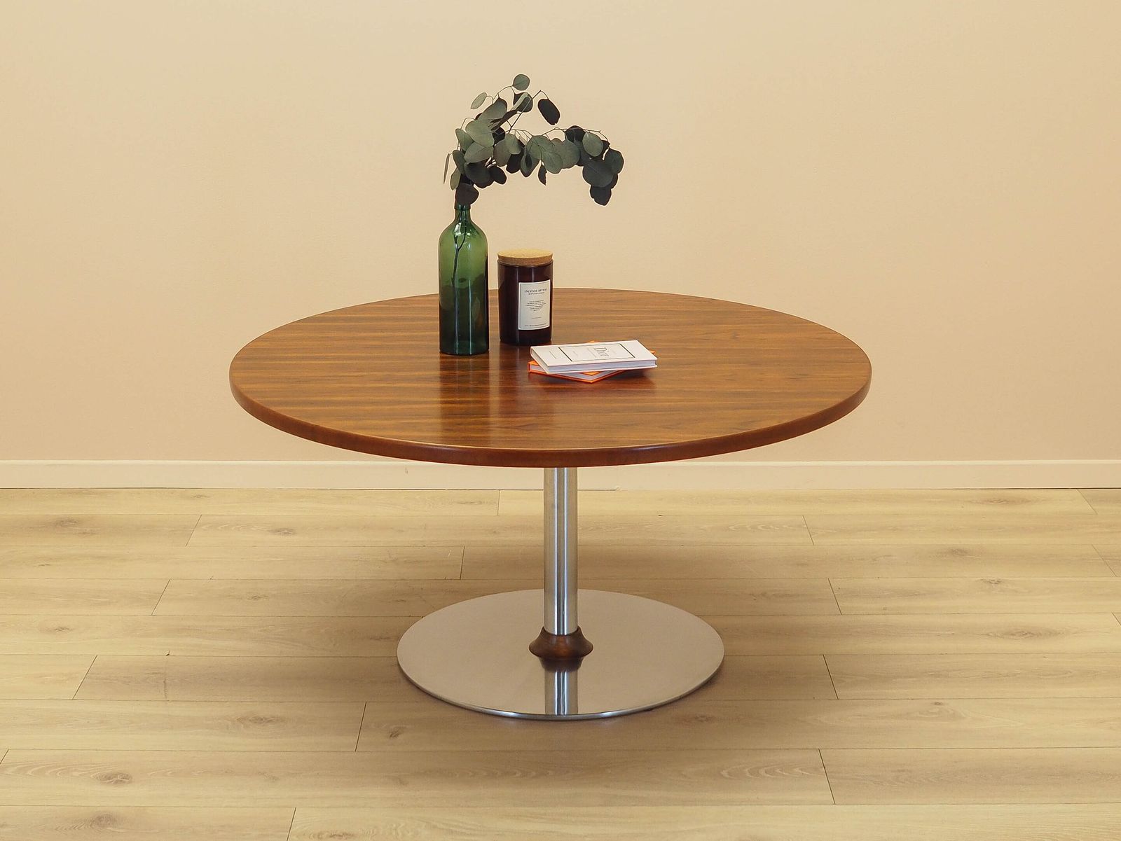 Round Rosewood Coffee Table, Danish Design, 1970s, Made In Denmark photo for sale