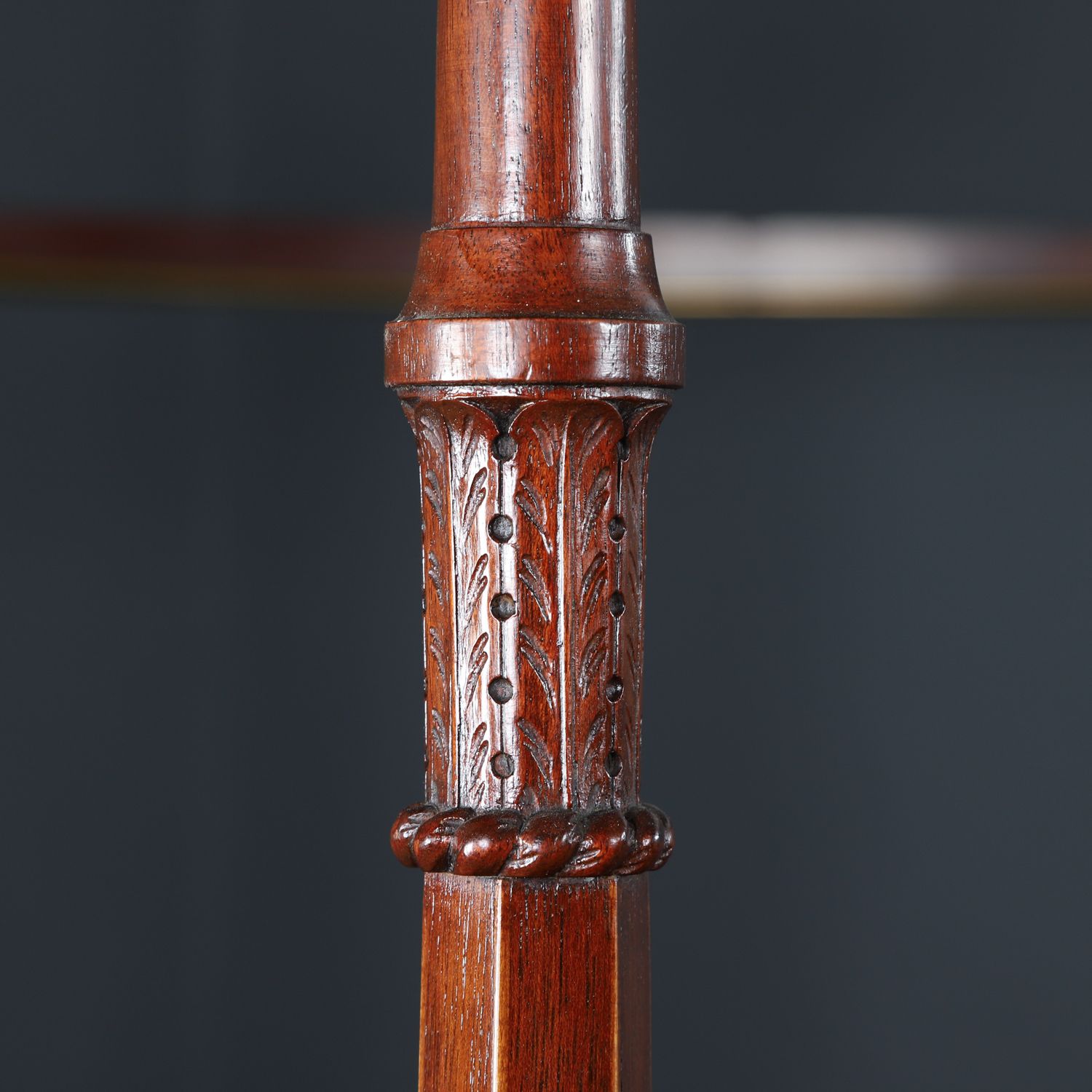 photo vinterior English Edwardian Mahogany 3ft 6” Single Four Post Bed By Heals Of London (Circa 1910)