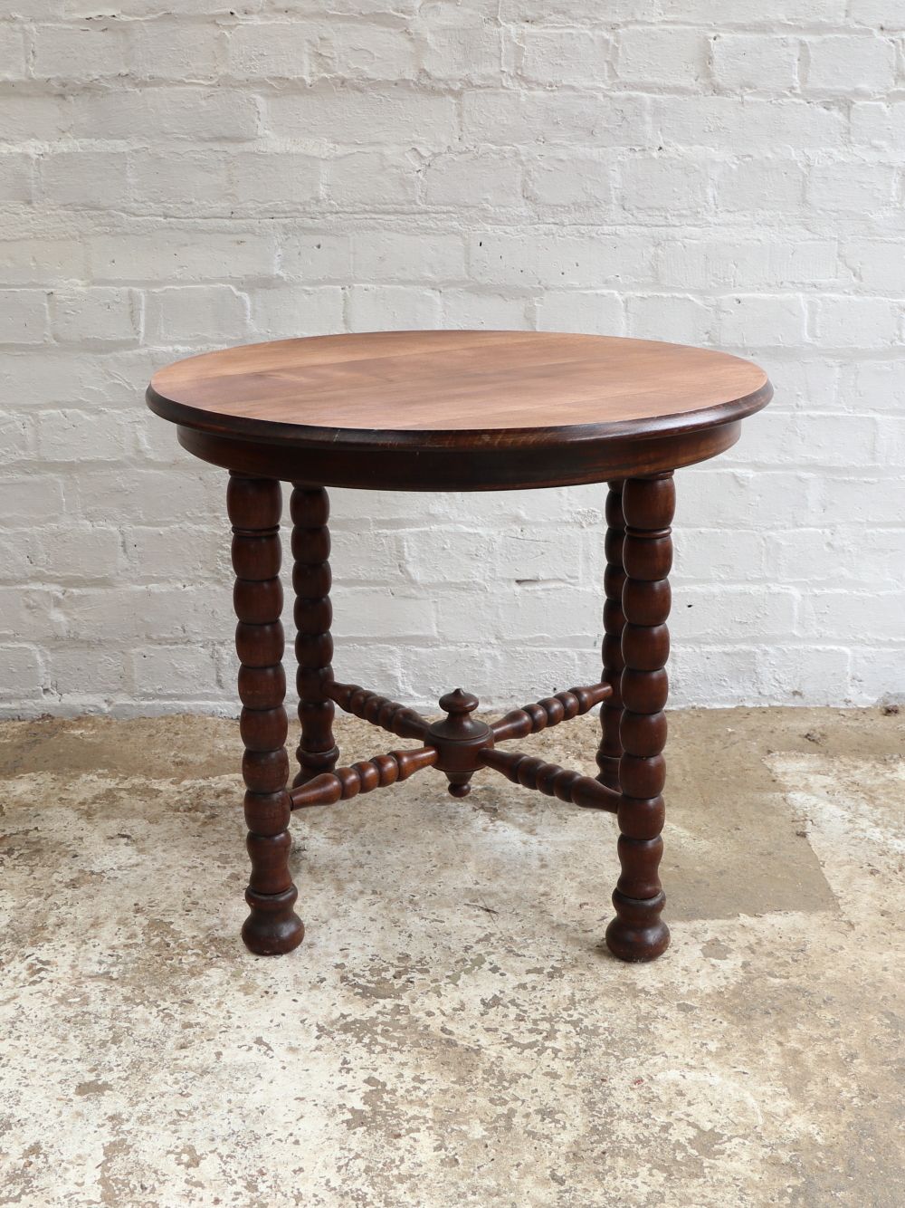 Vintage French Bobbin Table photo furniture
