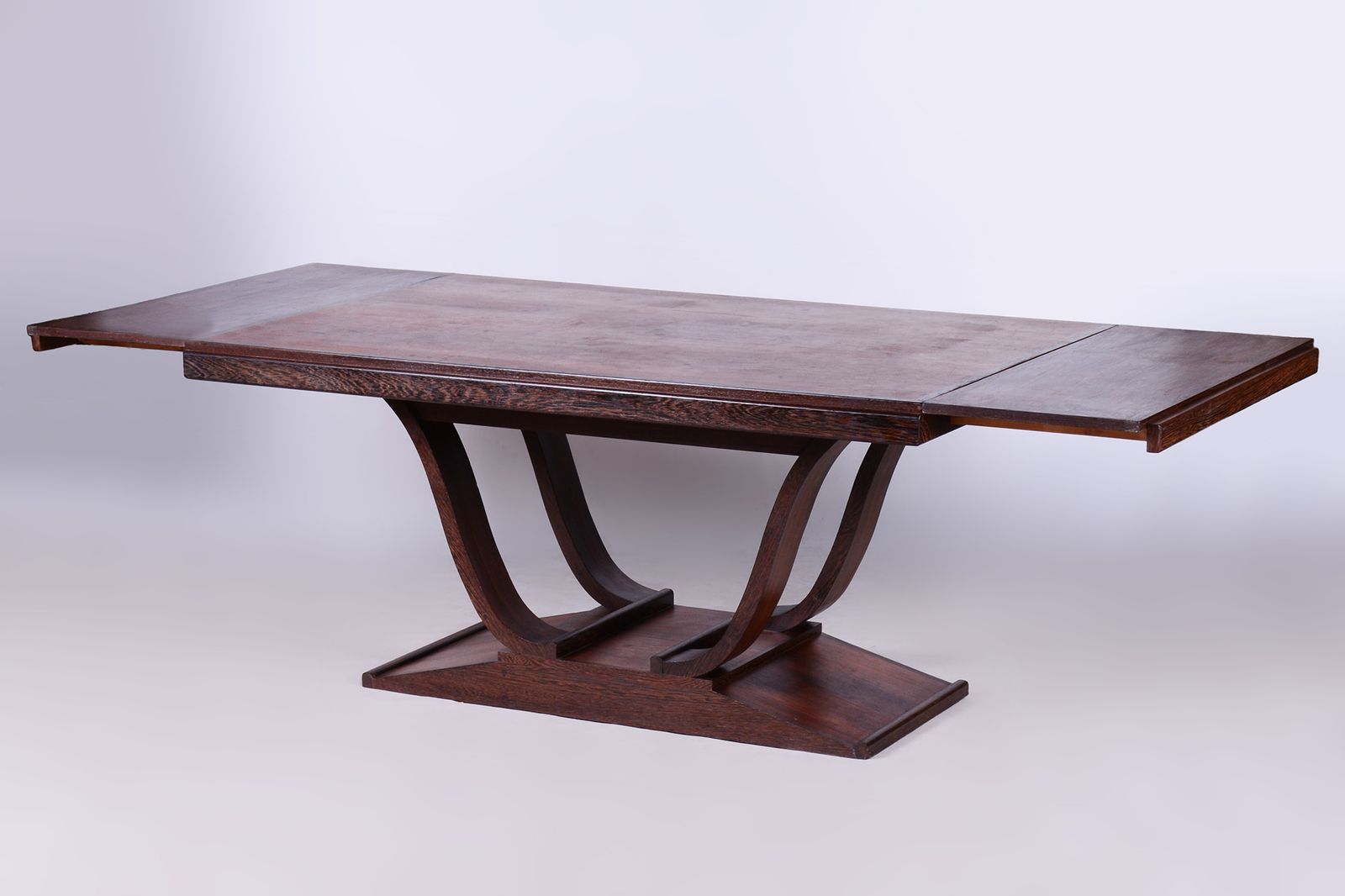 photo for sale Original Art Deco Folding Dining Table, Wengé, Revived Polish, France, 1920s
