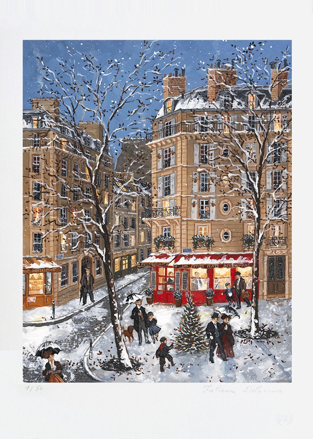 Fabienne Delacroix Signed Archival Pigment Print 24 Décembre