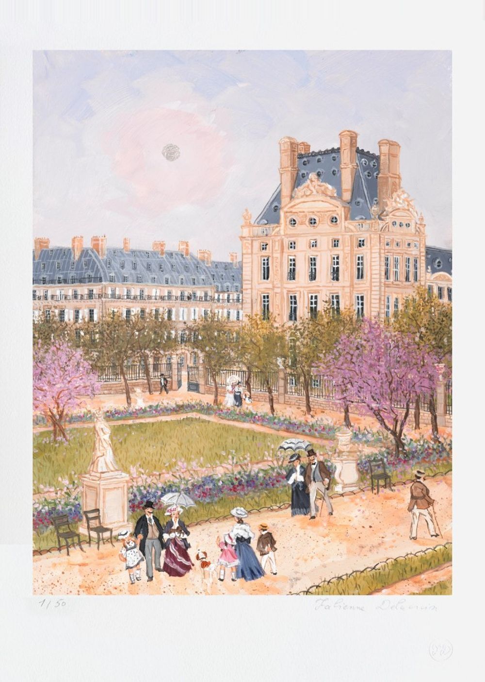 Fabienne Delacroix, gesigneerde archival pigment print, Printemps Enchanté, 2025