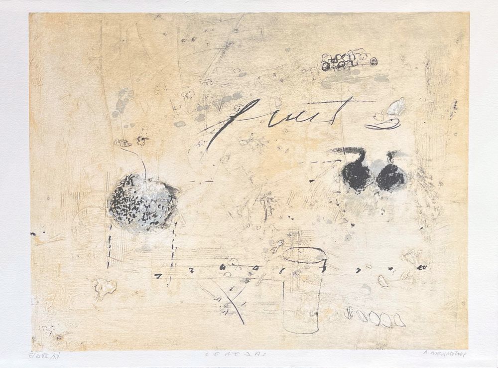 Alexis Gorodine Gesigneerde Lithografie Cherries I 2007