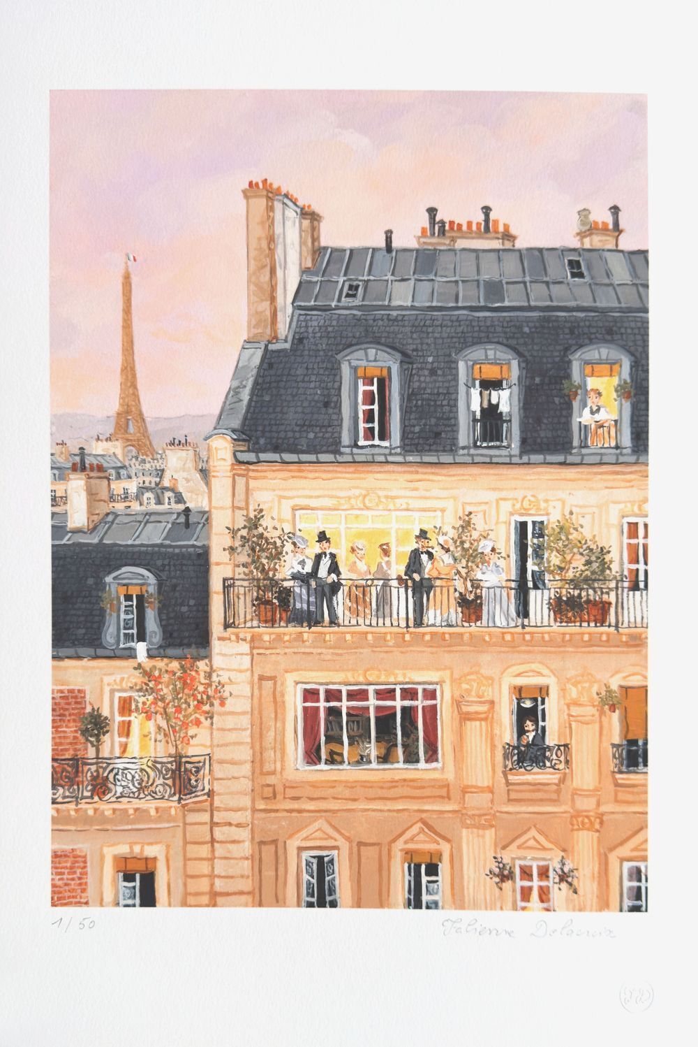 Fabienne Delacroix Gesigneerde Archival Pigment Print Paris   Chez Madame 2024