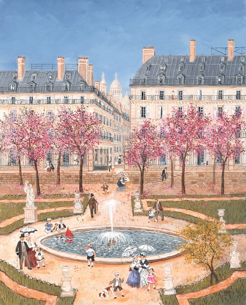 Estampe pigmentaire d'archives signée Fabienne Delacroix, L'heure Rose, 2025 photo furniture