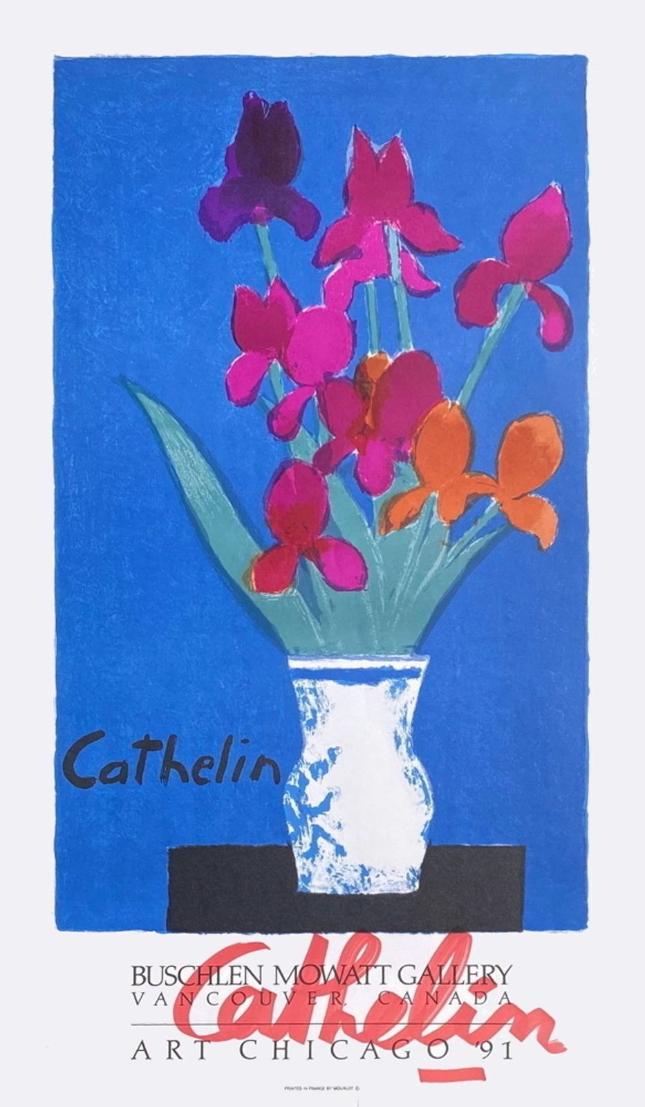 Bernard Cathelin Gesigneerde Poster Expo 91 Buchlen Mowatt Vancouver (Gesigneerd)