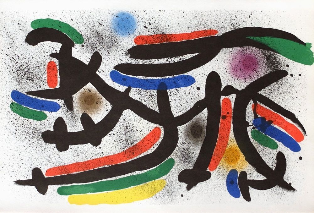 Joan Miro Lithograph Miro Lithographe I 12 1972