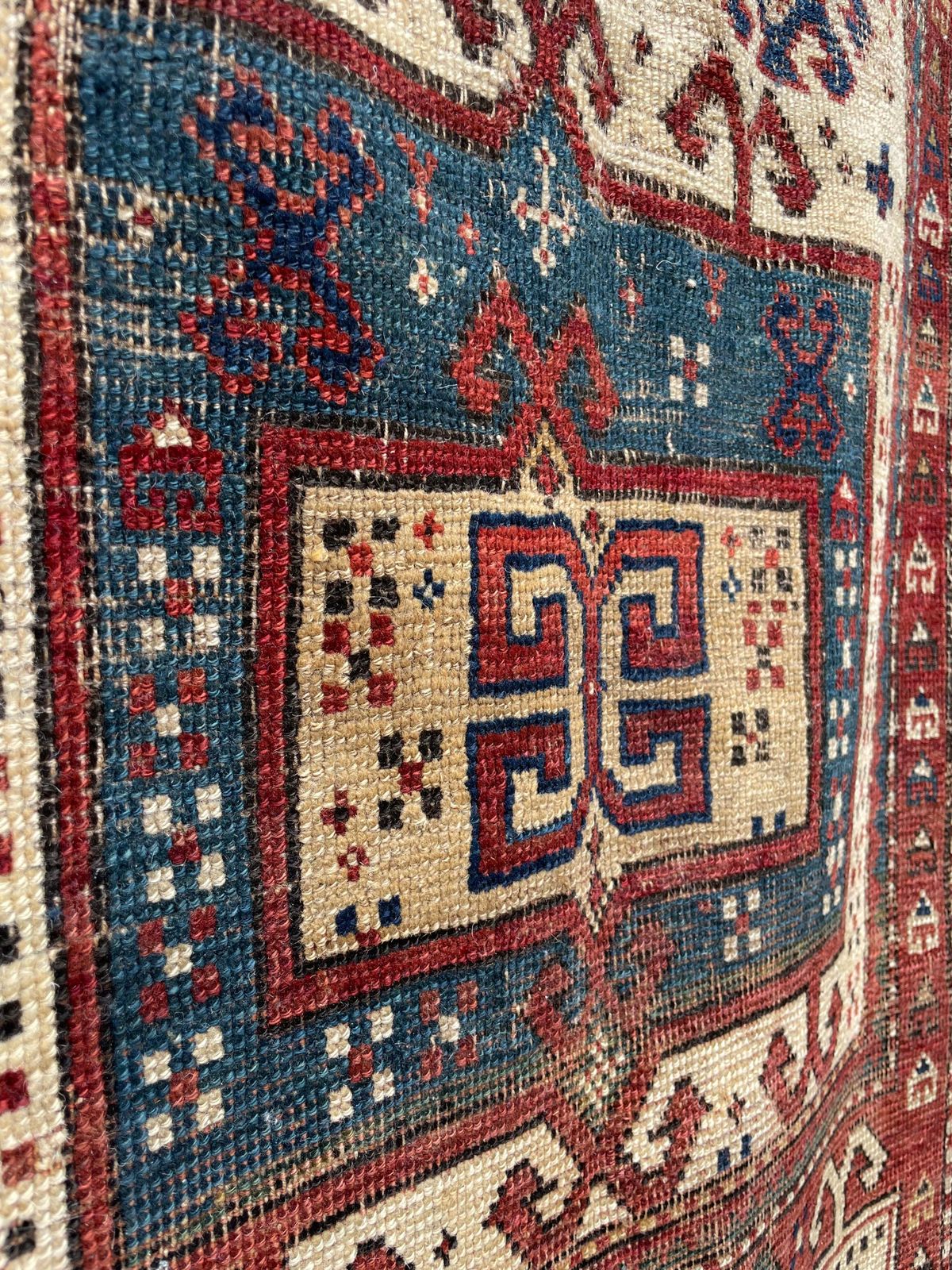 Antique Caucasian Kazak Prayer Rug photo 795.0