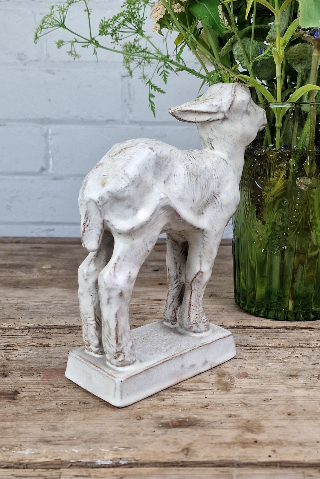 photo furniture Waldkater Keramik Art Deco Period Terracotta Model Of A Kid Goat   Circa 1925