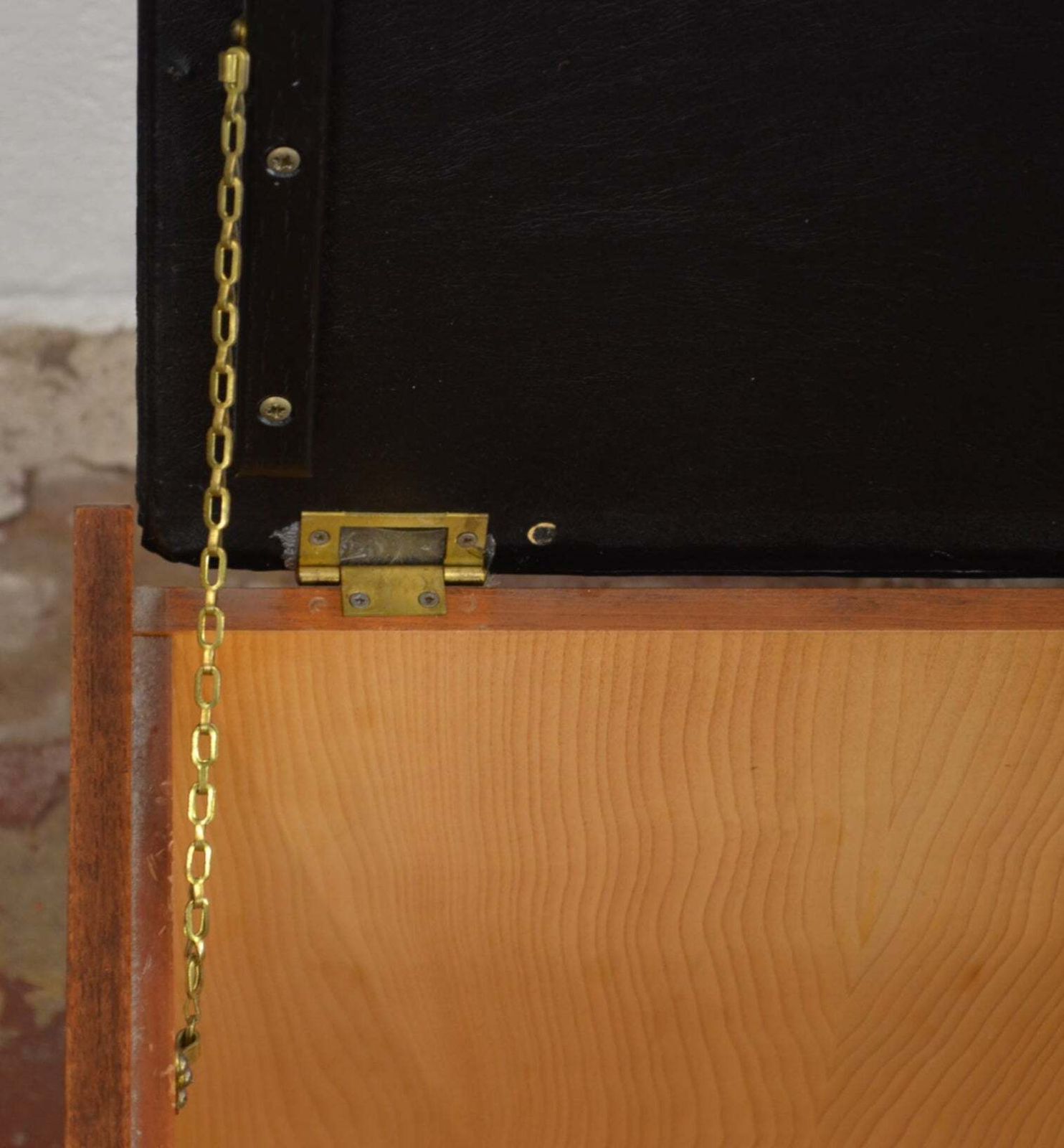 A Mid Century Teak Ottoman / Blanket Box photo buy