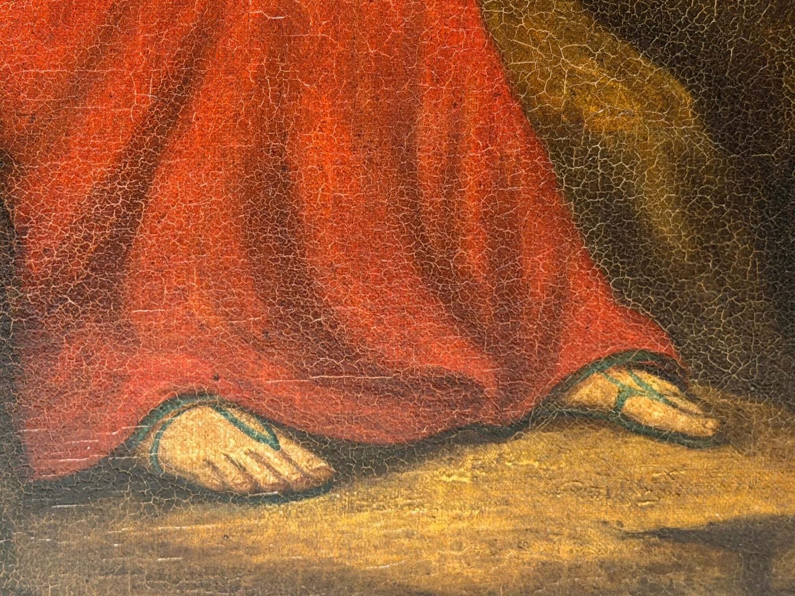 19e-eeuws olieverfchilderij Daniel in de Leeuwenkuil, toegeschreven aan Isaac Findler photo 6500.0
