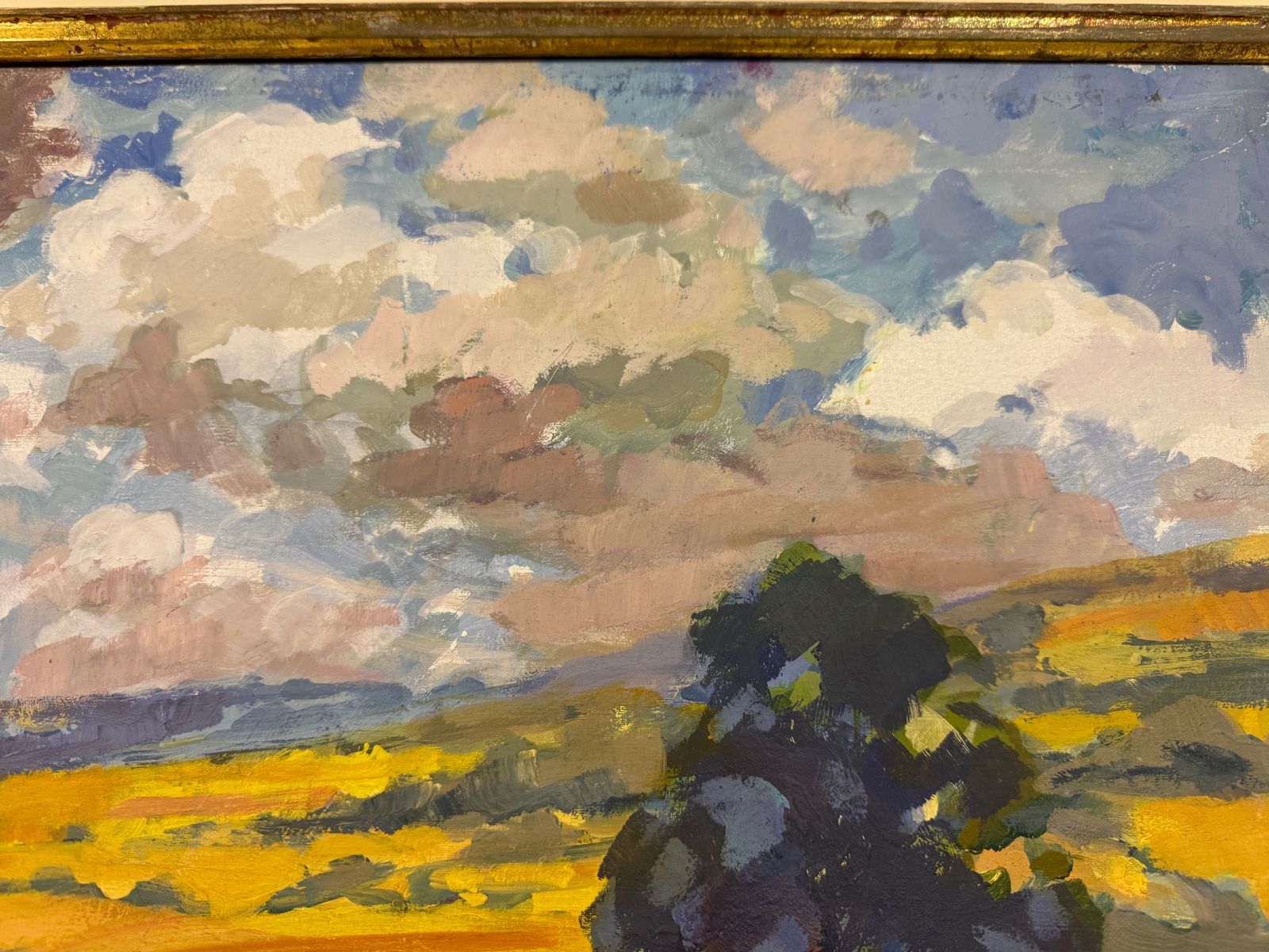 photo furniture Expressive Landscape Painting By British Artist Elizabeth Jane Lloyd (1928–1995)