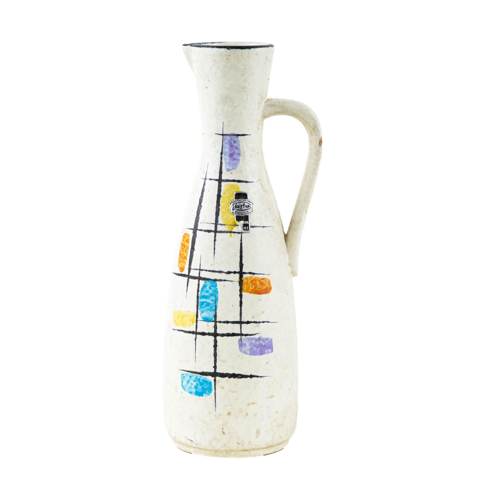 Keramieken Kan, Duits Design, Jaren 1960, Geproduceerd Door Jasba