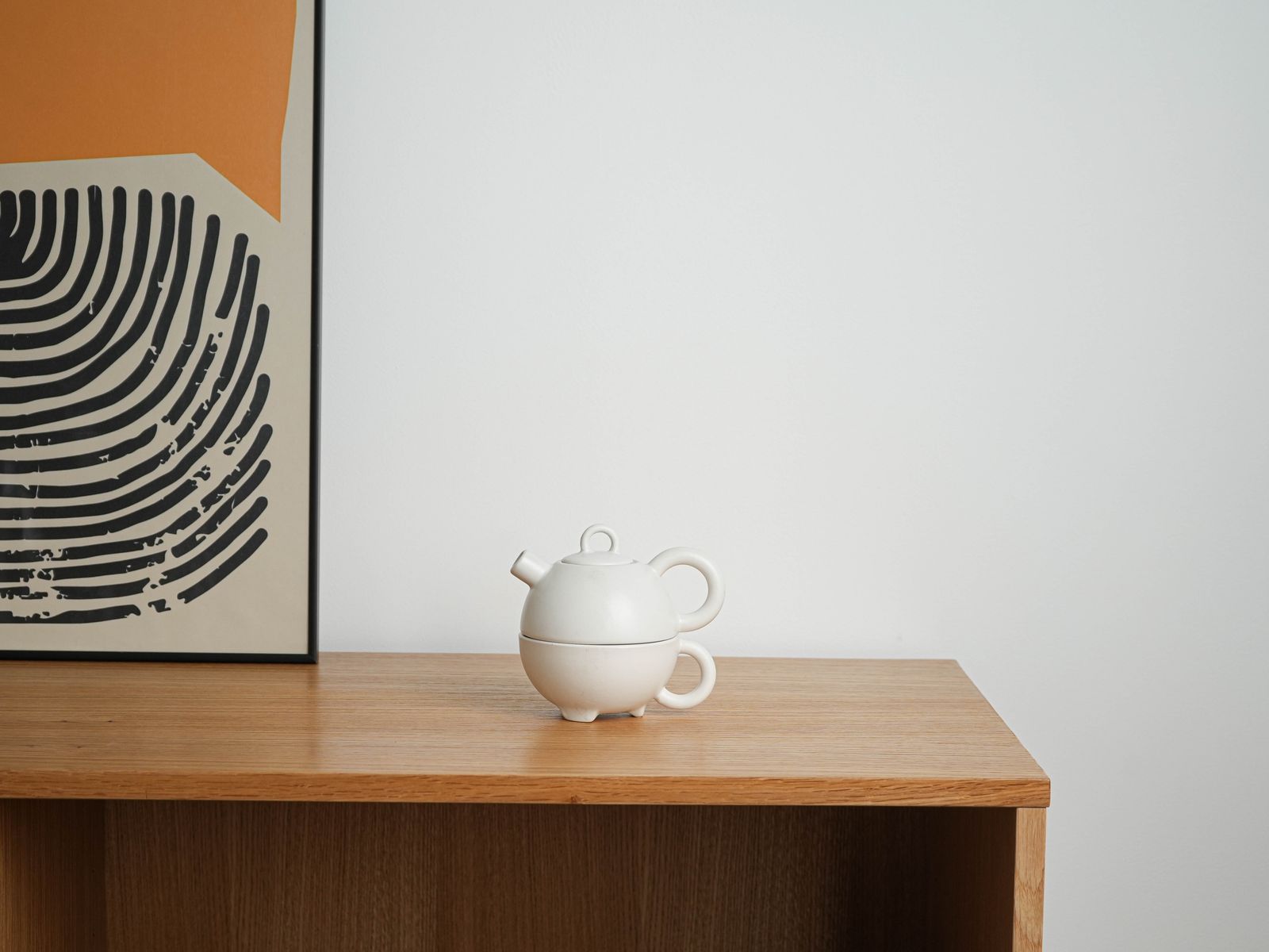 photo furniture Theepot En Kopjesset, Deens Design, Jaren 1990, Geproduceerd Door Broste Copenhagen