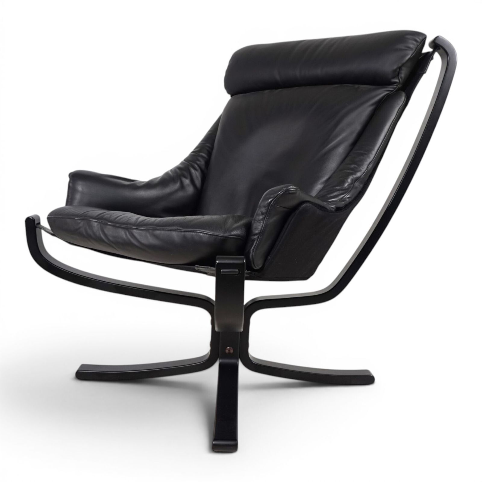 Poltrona Frau Viking Leather Lounge Chair By Sigurd Resell, 1970 photo furniture
