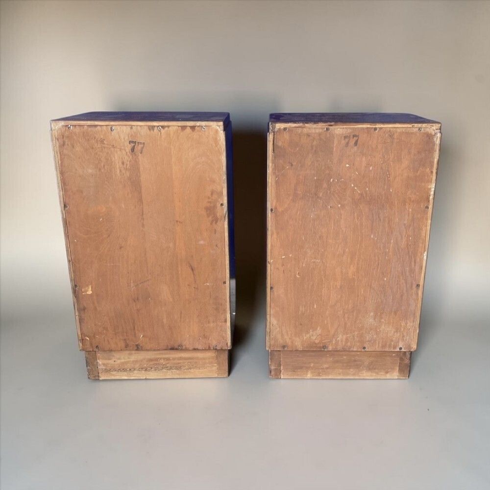 A Pair Of Art Deco Bedside Tables photo buy