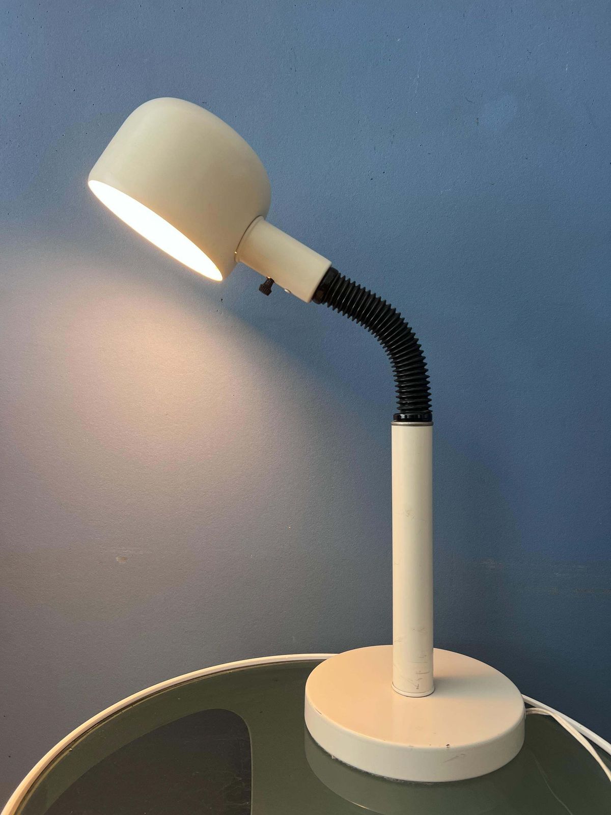 Cobra Tafellamp   Gooseneck Bureaulamp   Mid Century Verlichting