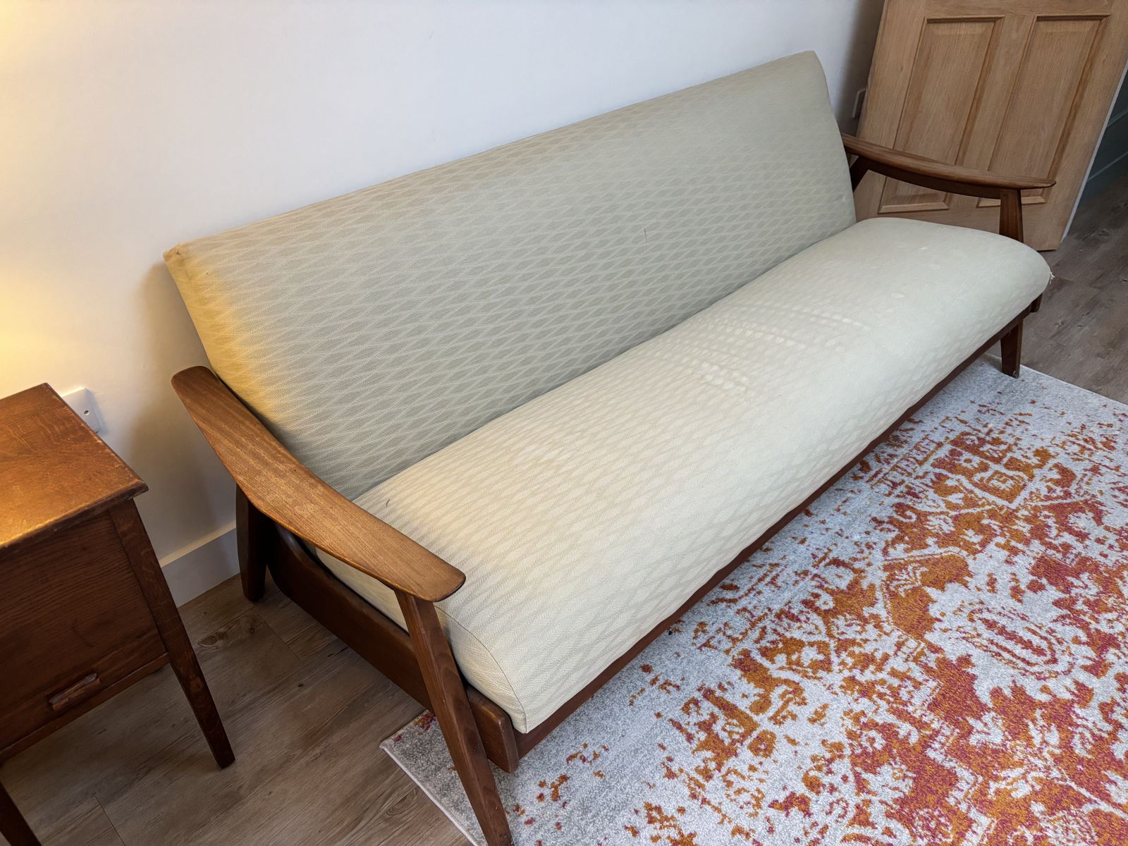 1960s Original Teak Sofa photo Furniture