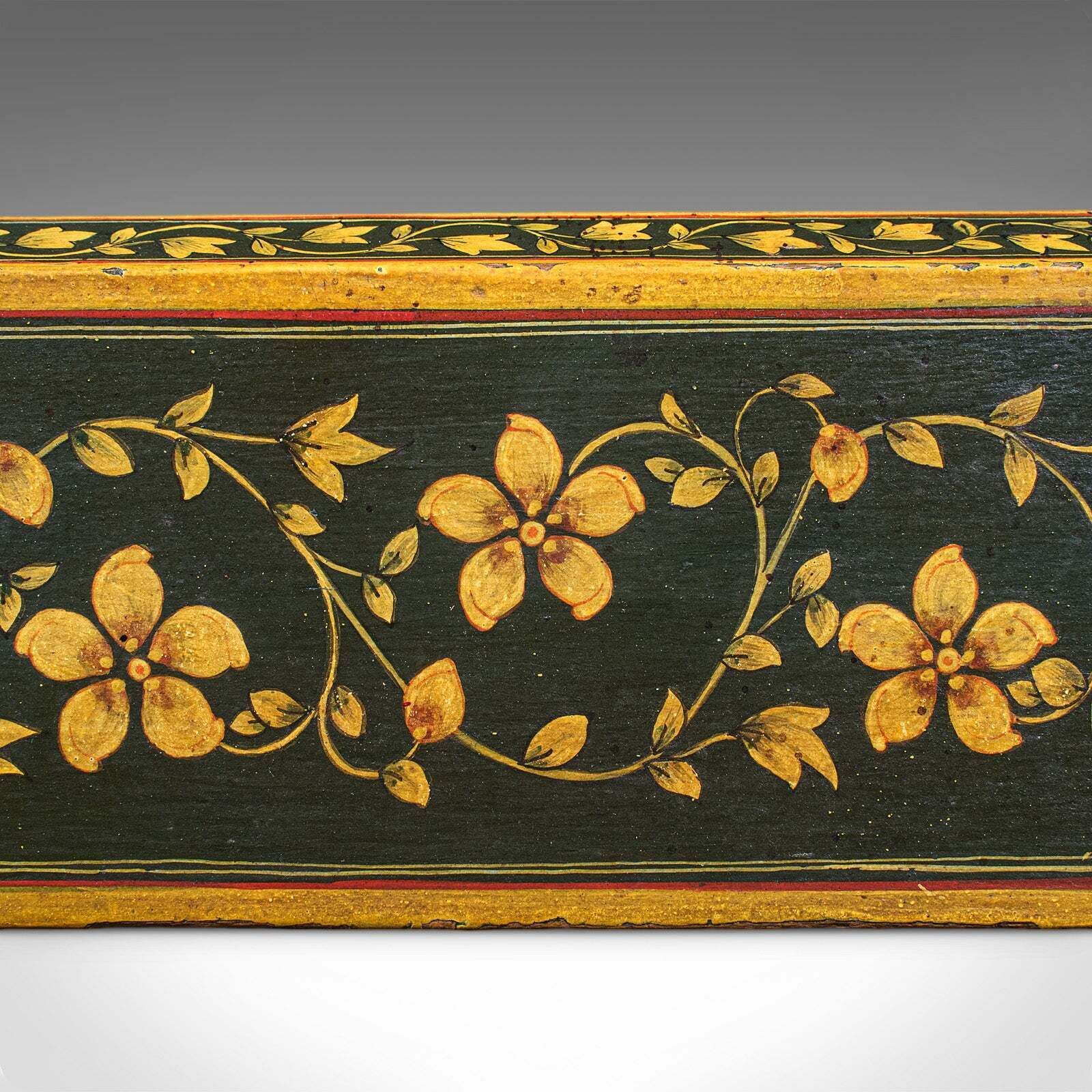 photo for sale Antique Calligrapher's Quill Box, Austrian, Hand Painted, Pen Case, Edwardian