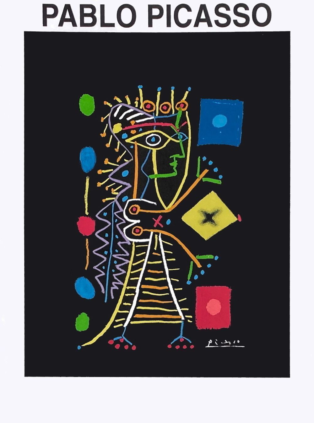 Pablo Picasso Poster Expo 99   Galerie Raphaël