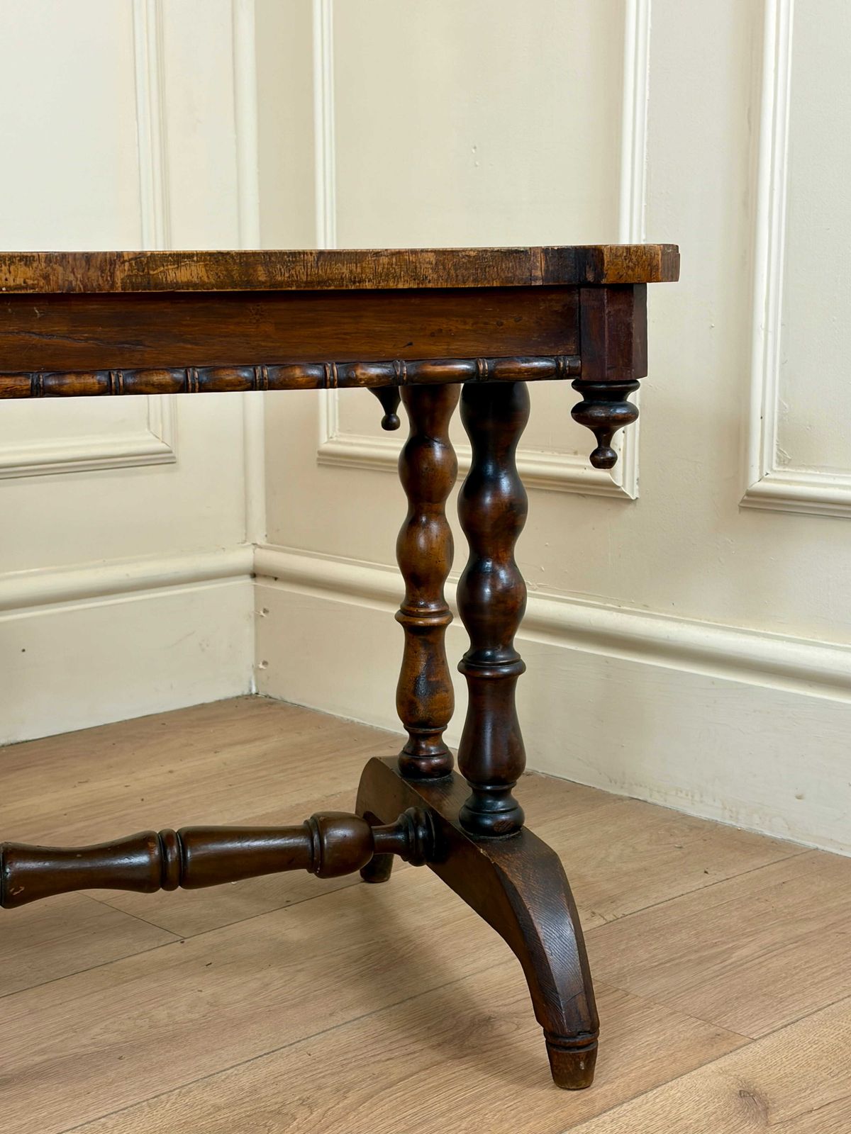 photo buy Antique Victorian Walnut Parquetry Coffee Table
