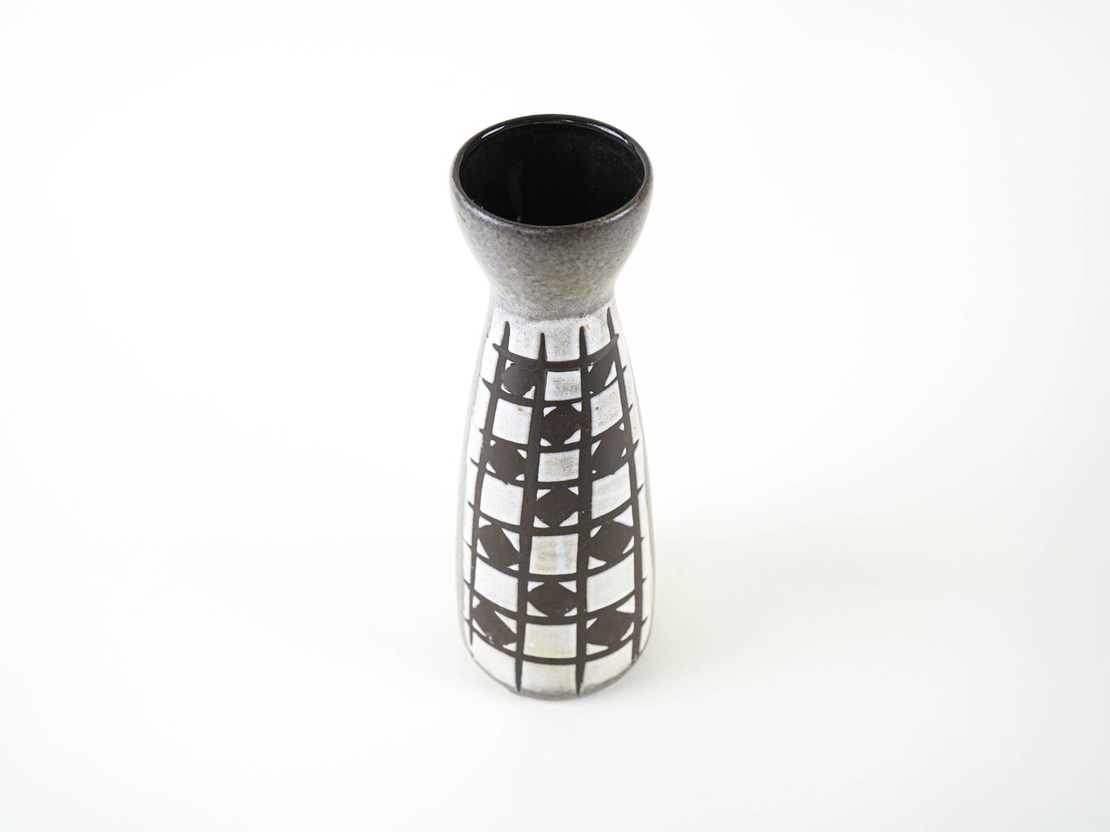 Vase en céramique, design allemand, années 1960, fabriqué en Allemagne de l'Ouest photo Décoration