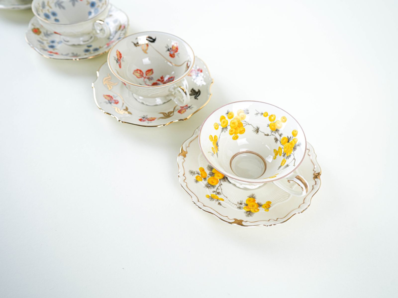 Set porseleinen kopjes, Duits design, 20e eeuw, Made in Germany photo buy