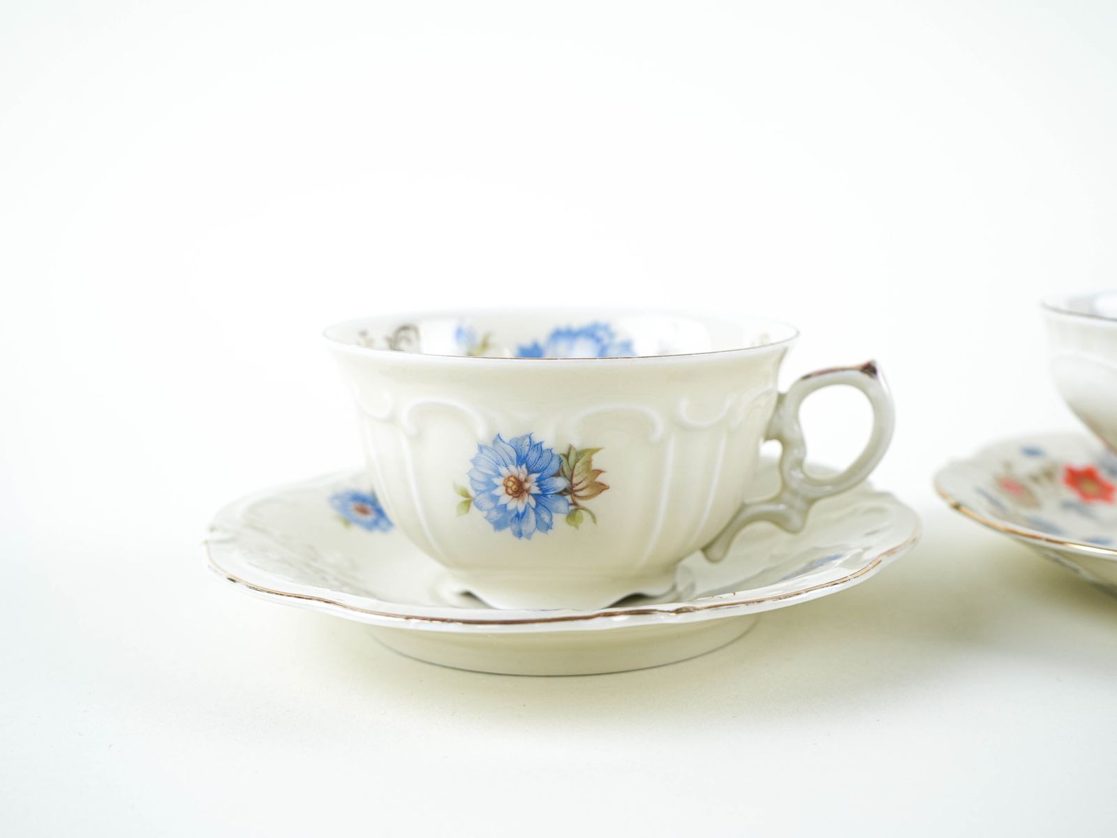 photo vinterior Set porseleinen kopjes, Duits design, 20e eeuw, Made in Germany