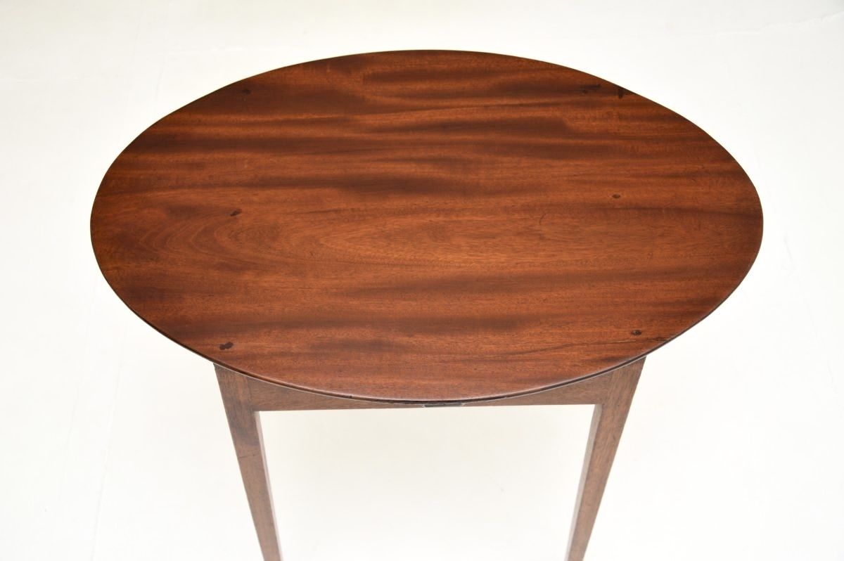 Antique Edwardian Mahogany Occasional Side Table photo vinterior