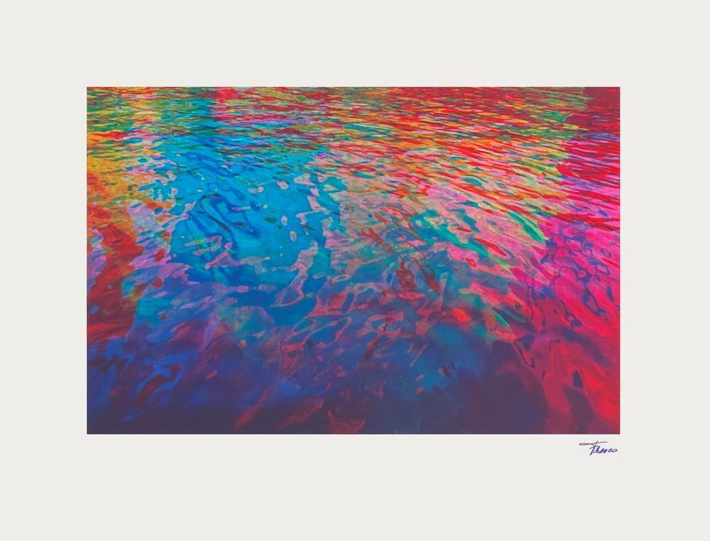 Philippe Fresco Screenprint L'eau... Le Sang De La Terre I 1993