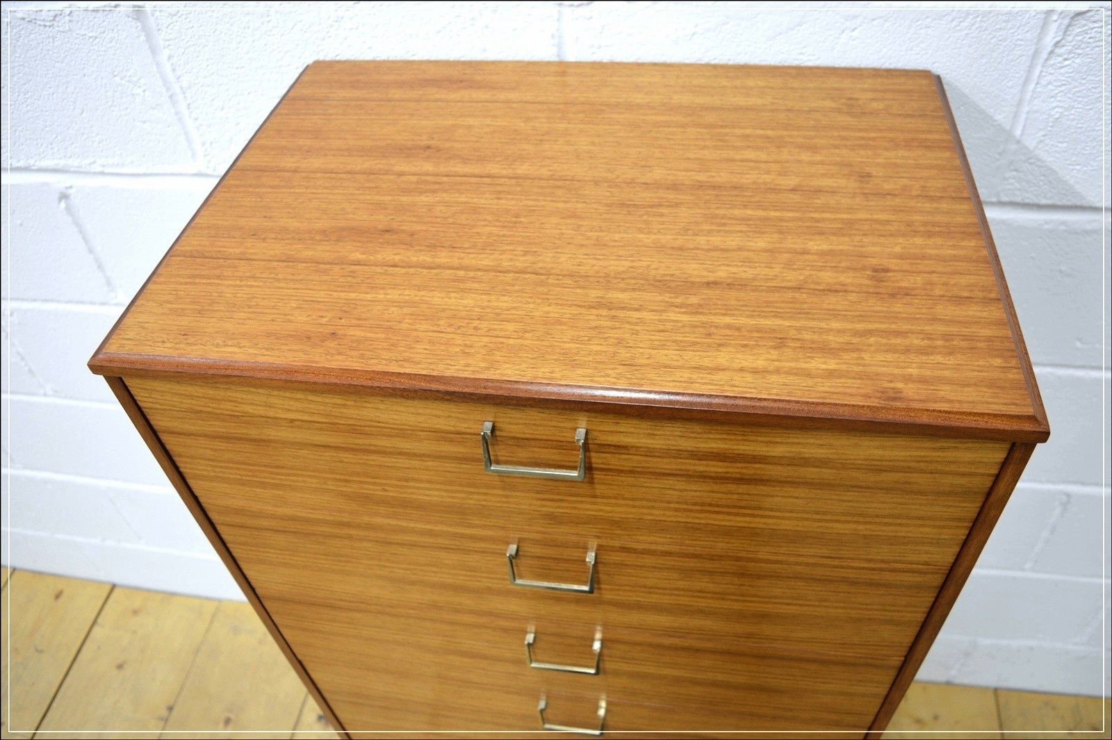 Mid Century Chest Of Drawers Teak Vintage Lebus Danish Design Tallboy Delivery photo buy