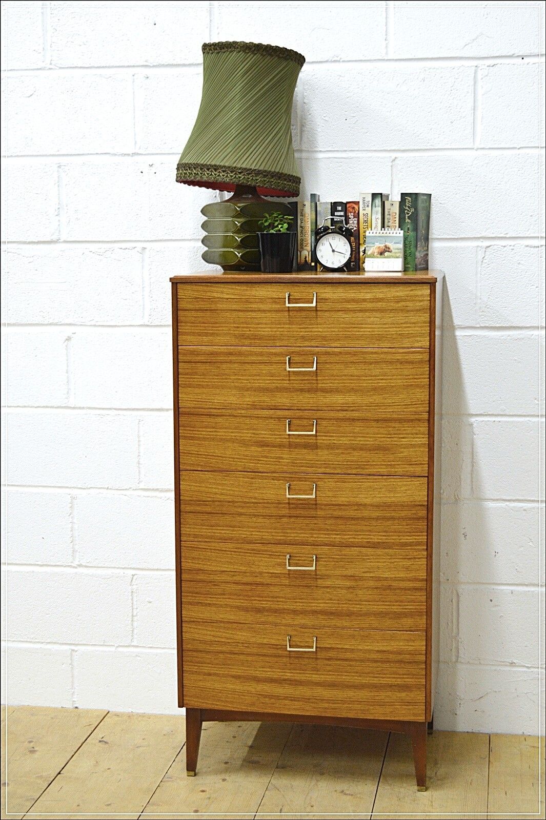 photo for sale Mid Century Chest Of Drawers Teak Vintage Lebus Danish Design Tallboy Delivery