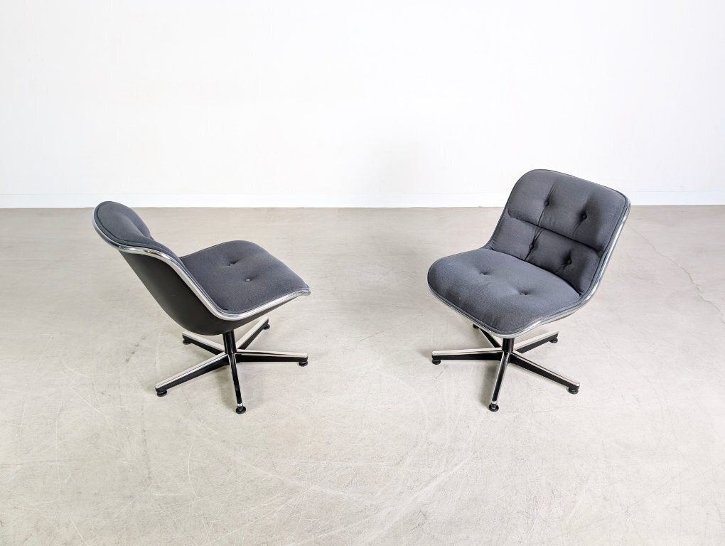 Set Van 2 Charles Pollock Executive Chair – Knoll International photo vintage