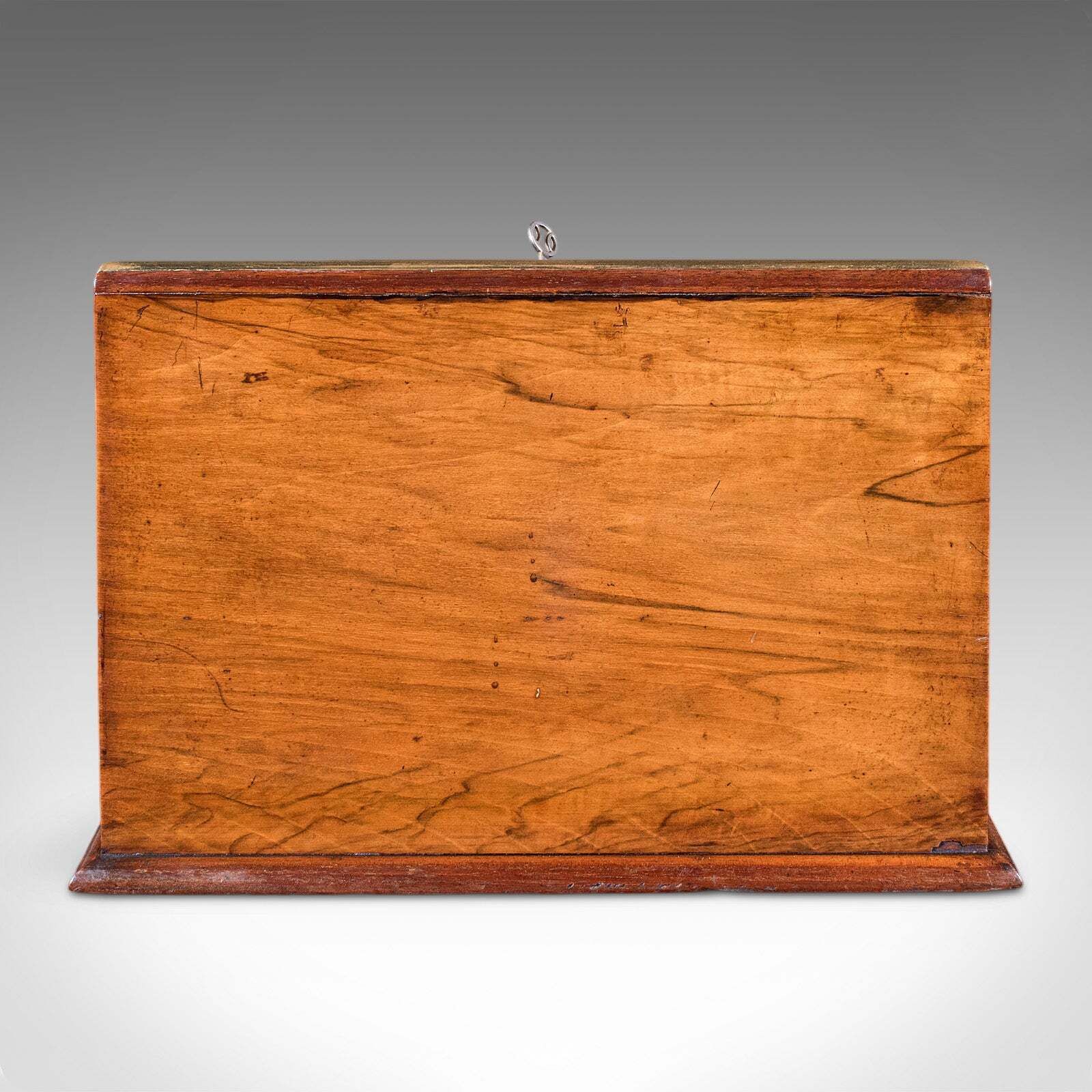 Antique Admiral's Writing Station, English, Walnut, Stationery Case, Regency photo vinterior