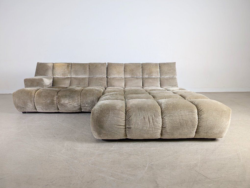 Original Bretz Ocean 7 Corner Sofa, Designer Couch In Velvet photo furniture