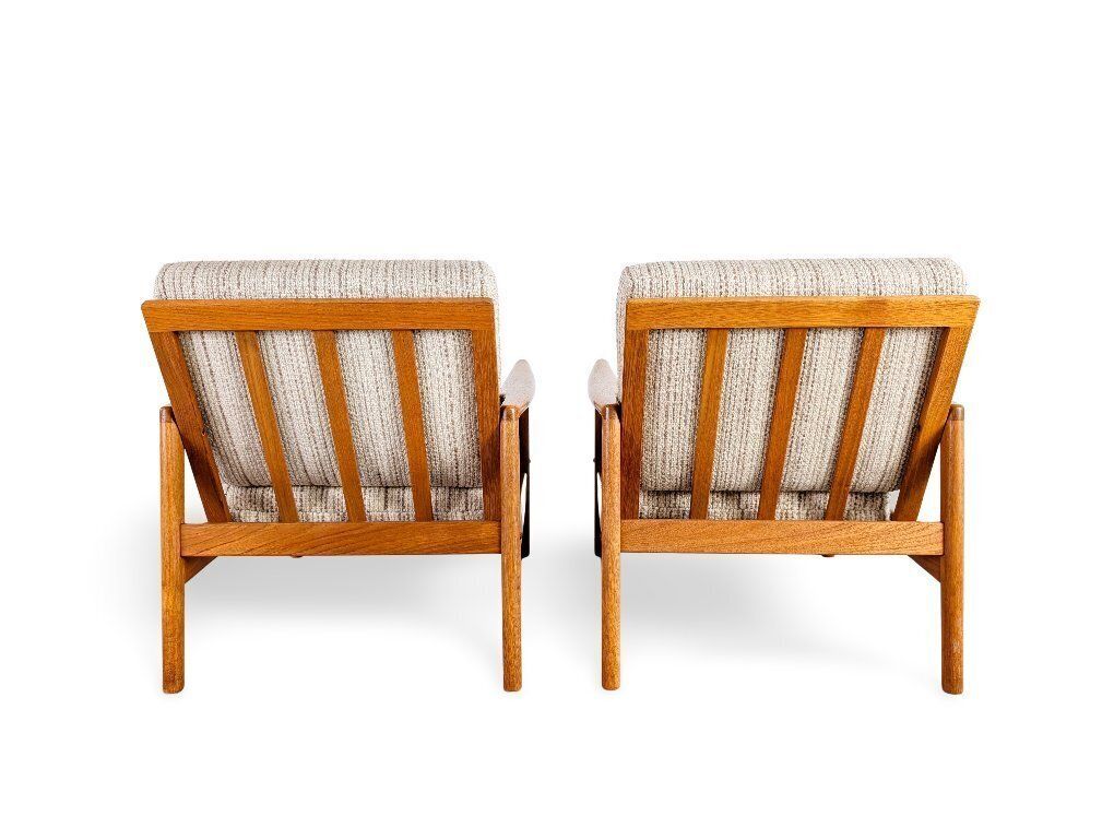 2 fauteuils mid-century en chêne, design danois vintage photo 852.0