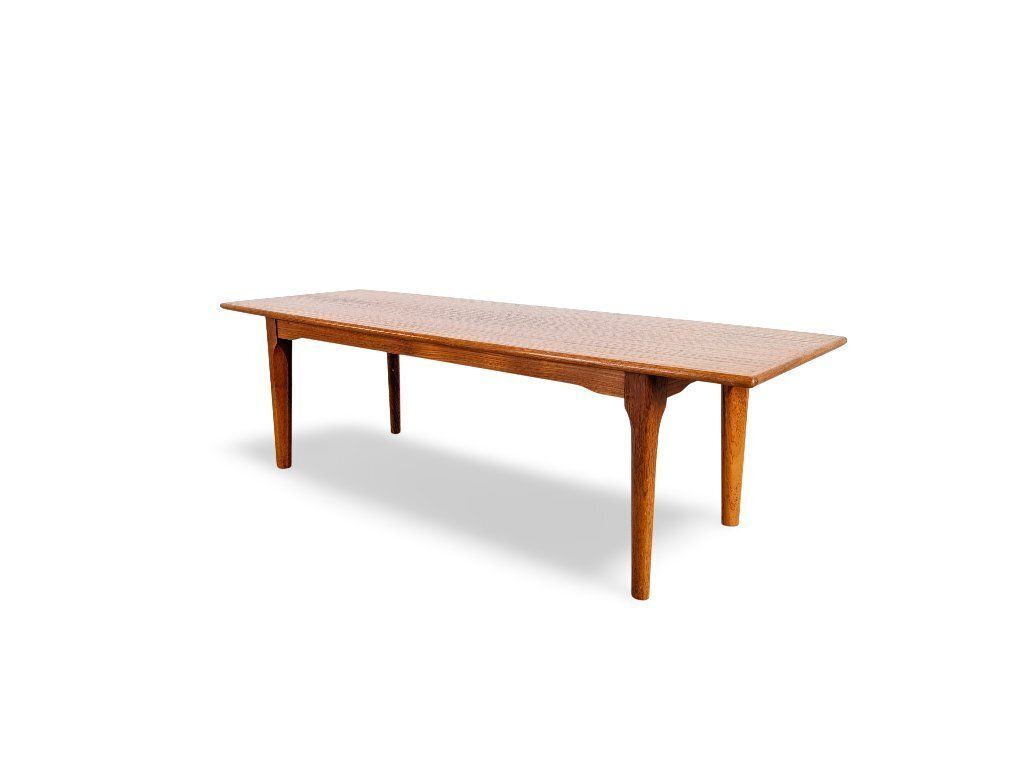 Mid Century Eiken Salontafel, Vintage Deens Design, Bijzettafel photo Meubels