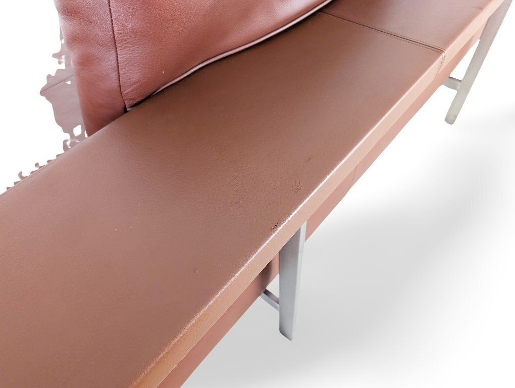 Furniture Original Rolf Benz Corner Sofa Dono 6100, Designer Leather, Brown photo