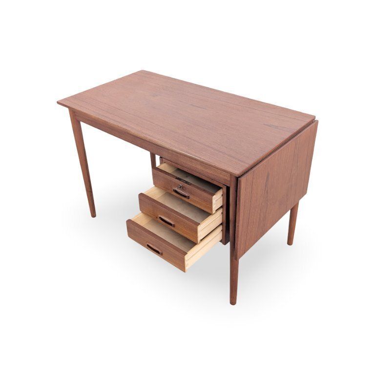 Teakhouten bureau van Arne Vodder, mid-century, ca. jaren 1960 photo vintage