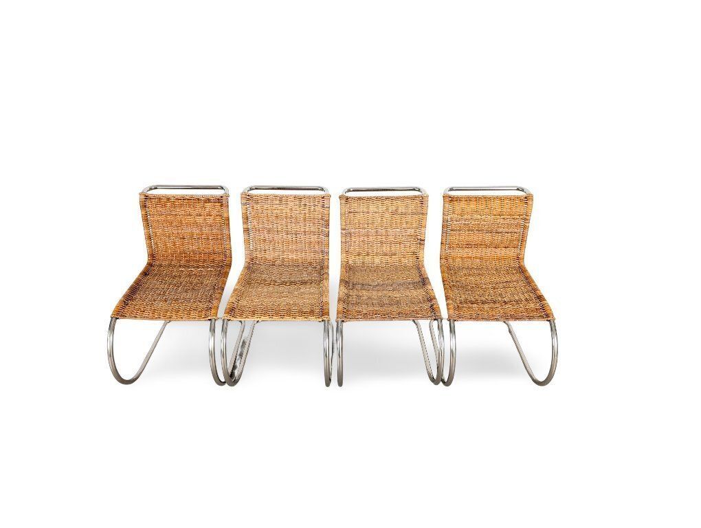 Set Of 4 Mies Van Der Rohe Mr10 Chairs Tecta B42 Cantilever Chairs photo for sale