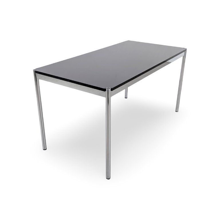 Usm Haller Table, Granite Design, Desk, Black photo buy