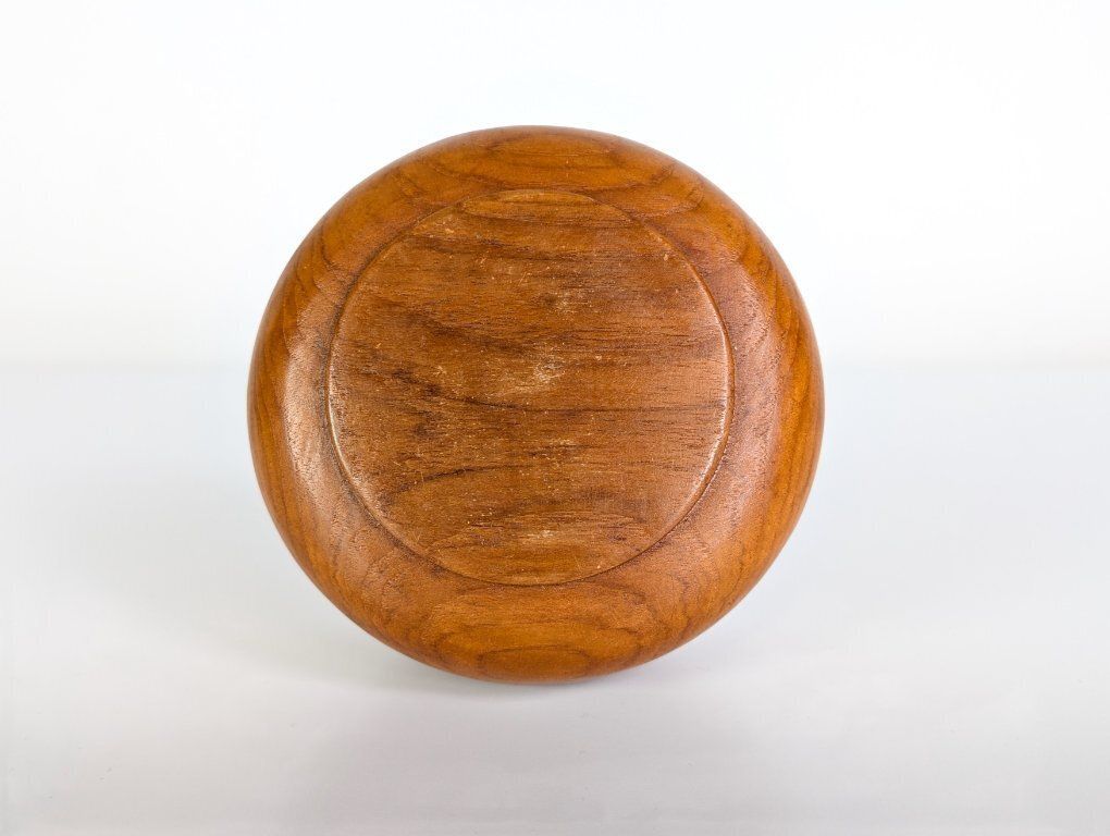 Set Of 2 Vintage Wooden Bowls, Teak Bowls, Danish Design, Tapas photo Home Decor