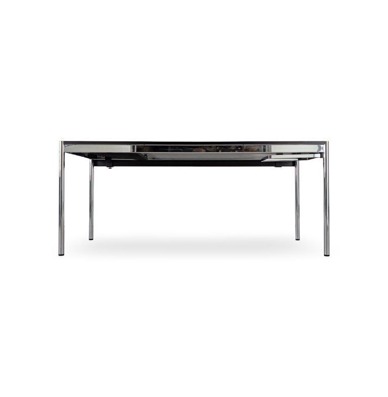 2x Usm Haller Table, Resin, White, Desk, Pearl Grey, Cable photo furniture