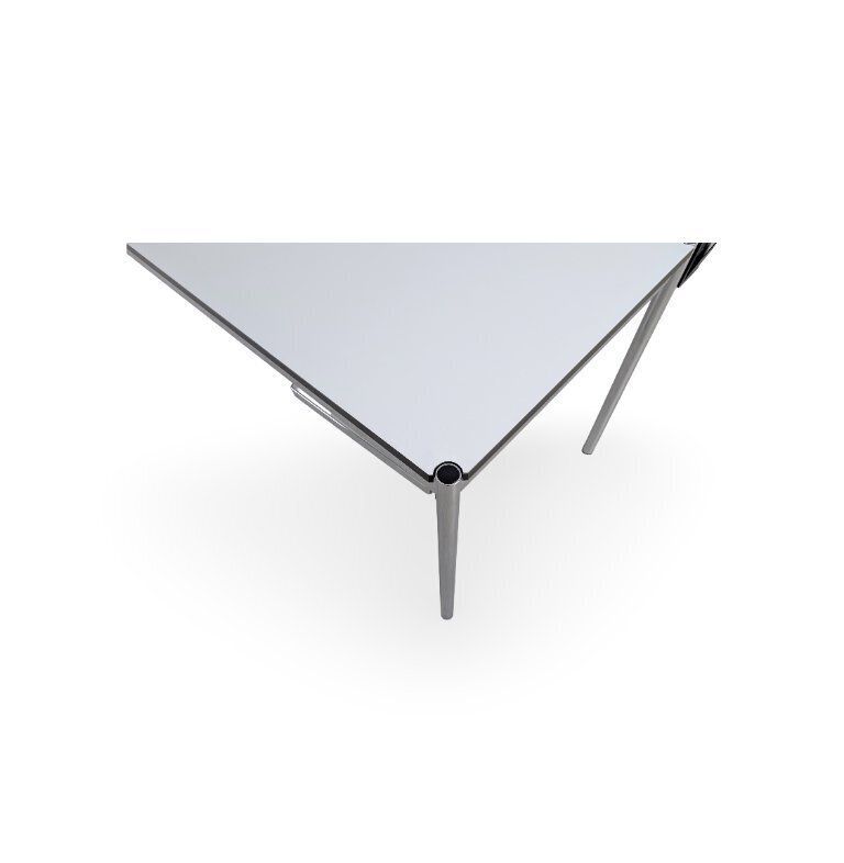 2x Usm Haller Table, Resin, White, Desk, Pearl Grey, Cable photo vinterior