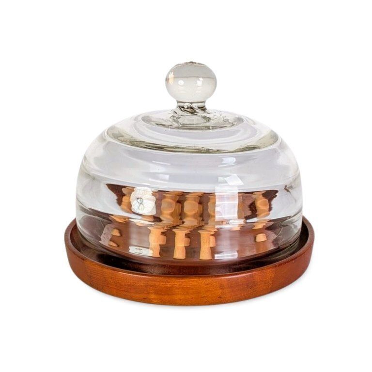 Mid-Century Solitaire Bordspel, jaren 1960, Denemarken, Teak Glas