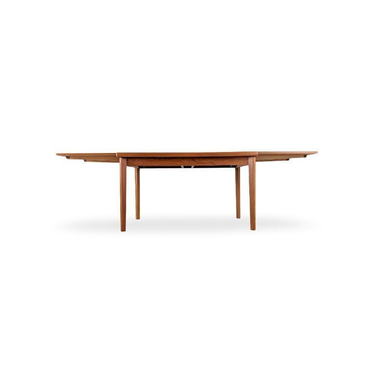Original Jalk Grete Midcentury Extendable Dining Table Glostrup Teak photo for sale